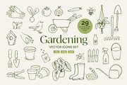 Plant Lover Vector Illustration Set, an Object Illustration by Annakaroline (Thumbnail 3 of 8)