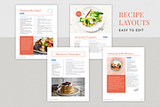 Canva Cookbook Template, a Marketing Template by Rose & Co. (Thumbnail 3 of 8)