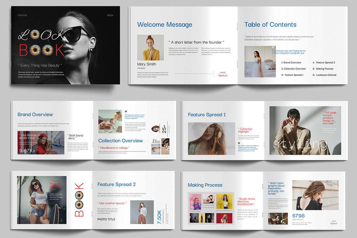 Fashion Look Book Template