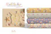 Shell Seeker: vector patterns, a Pattern Graphic by Svitlana Kharchuk (Thumbnail 4 of 10)