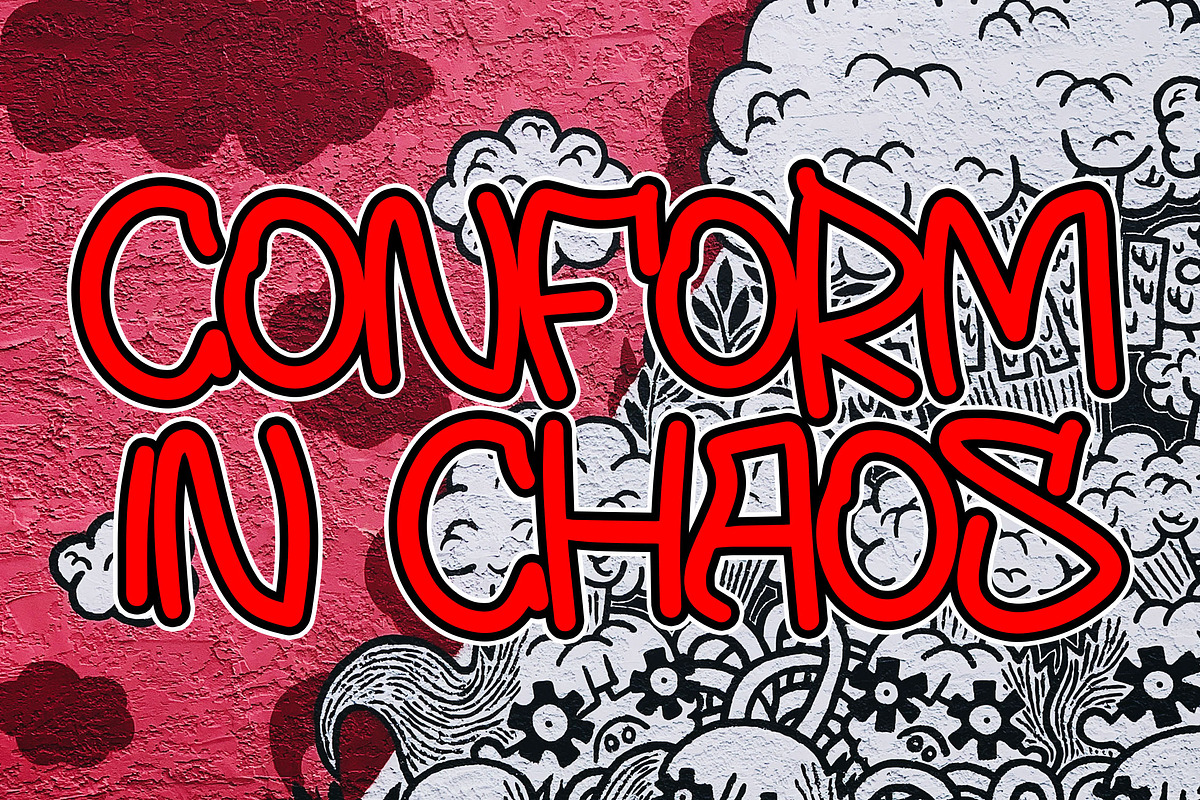 SEMOZ Boldline Graffiti Font, a Handwritten Font by NTC Graphic (Photo 7 of 9)