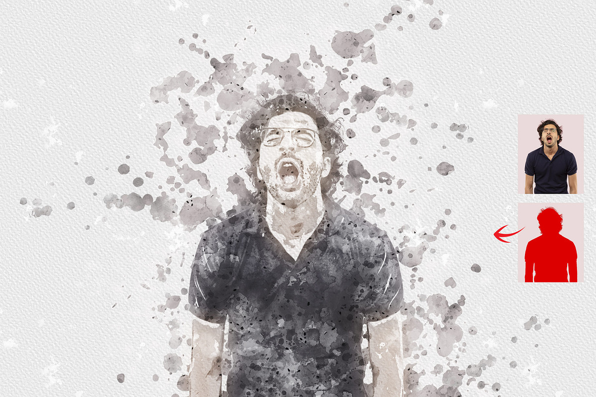 Ink Splash Art Photoshop Action, an Action Add-On by Photoshop Action (Photo 12 of 15)