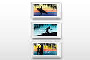 Surf banners, a Decorative Illustration by Leo Edition (Thumbnail 3 of 3)