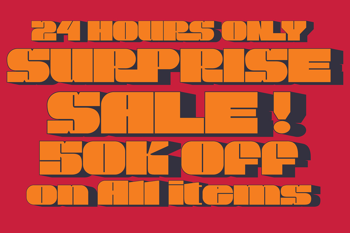 KREAK - BOLD DISPLAY FONT, a Symbol Font by tebaltipislab (Photo 11 of 16)