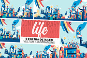 Contemporary Life, a Work Illustration by Hurcastock! (Thumbnail 1 of 6)