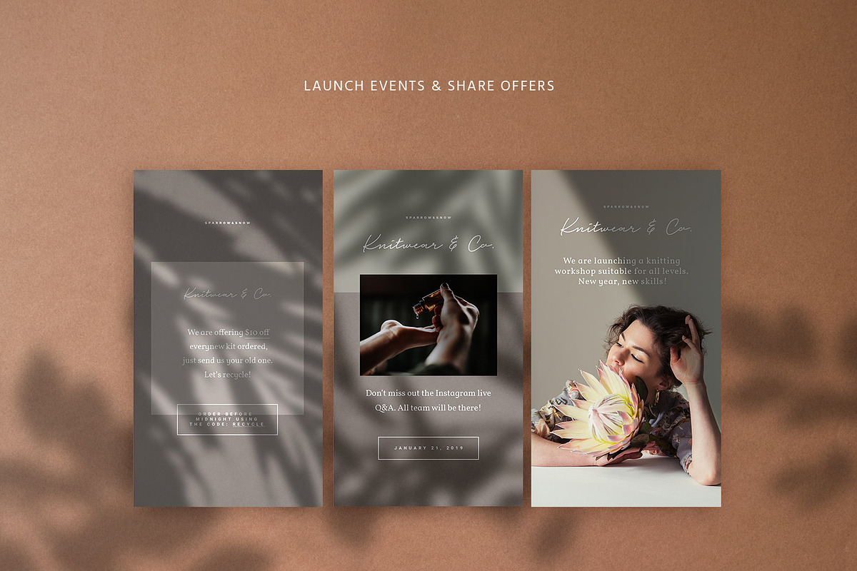 Natural Shadows Stories - Social Kit, a Social Media Template by Sparrow & Snow (Photo 8 of 11)