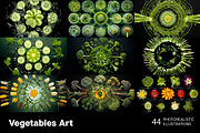 Vegetables Art - 63 images, a Food & Drink Photo by Handmadefont (Thumbnail 5 of 12)