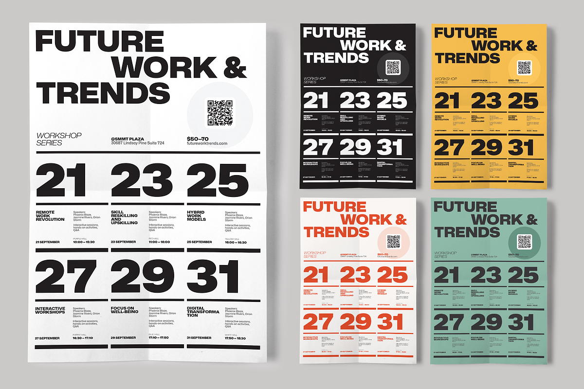 Workshop Event Program Poster, a Flyer Template by EDT.Graphics (Photo 3 of 4)