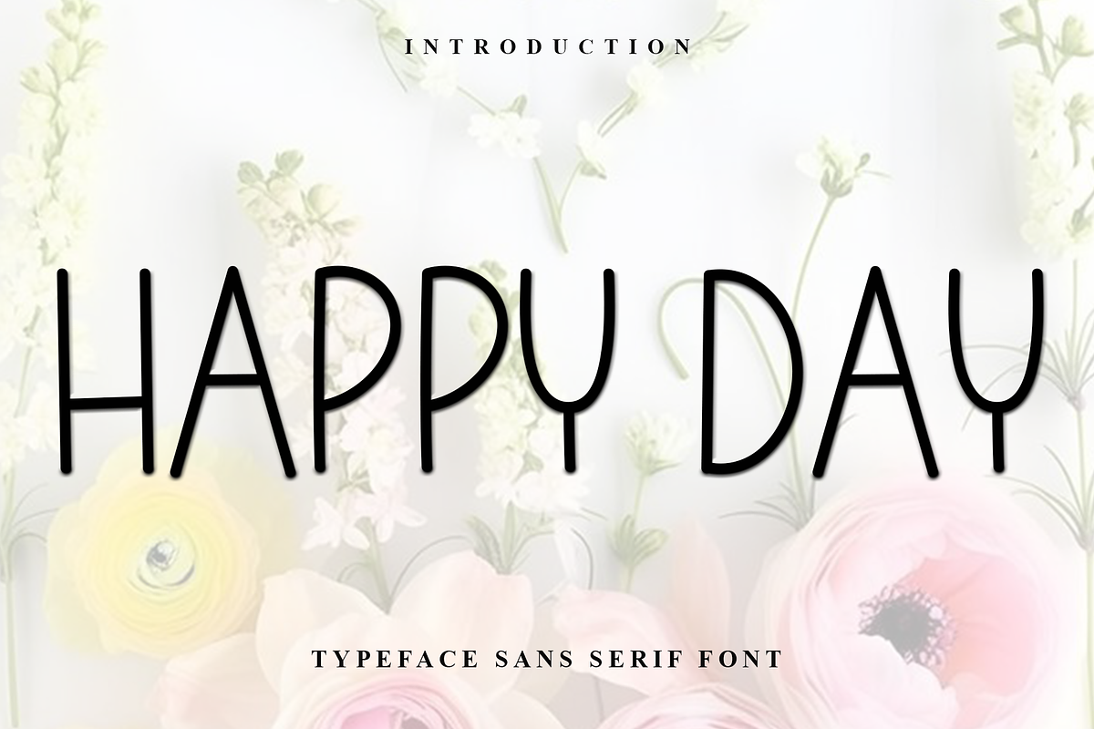 Happy Day, a Sans Serif Font by FreshTypeINK (Photo 1 of 8)