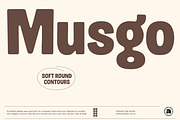 Musgo | Soft Condensed Rounded Sans, a Sans Serif Font by Antipixel Type Studio (Thumbnail 19 of 19)