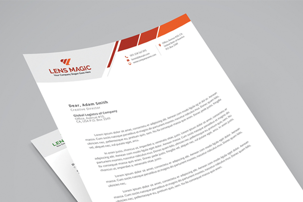 Letterhead, a Stationery Template by Pxl_graphic (Photo 4 of 4)