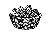 50 Woven Basket Vector Bundle, an Illustration by Designs_River (Thumbnail 49 of 51)