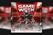 Football Game Flyer Template, a Flyer Template by Artonix (Thumbnail 1 of 3)