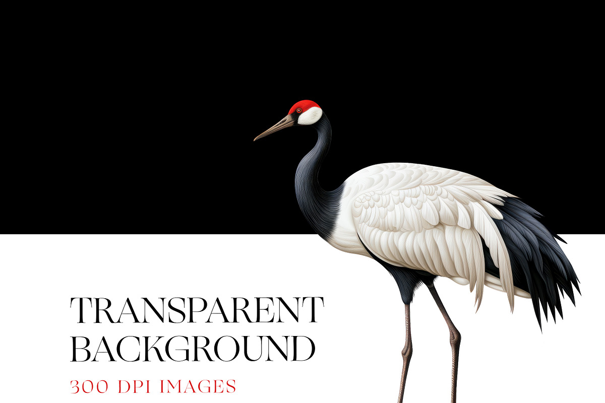 Crane Clipart, Crowned Crane, Birds, an Animal Illustration by BrushstrokeArtGB (Photo 7 of 9)