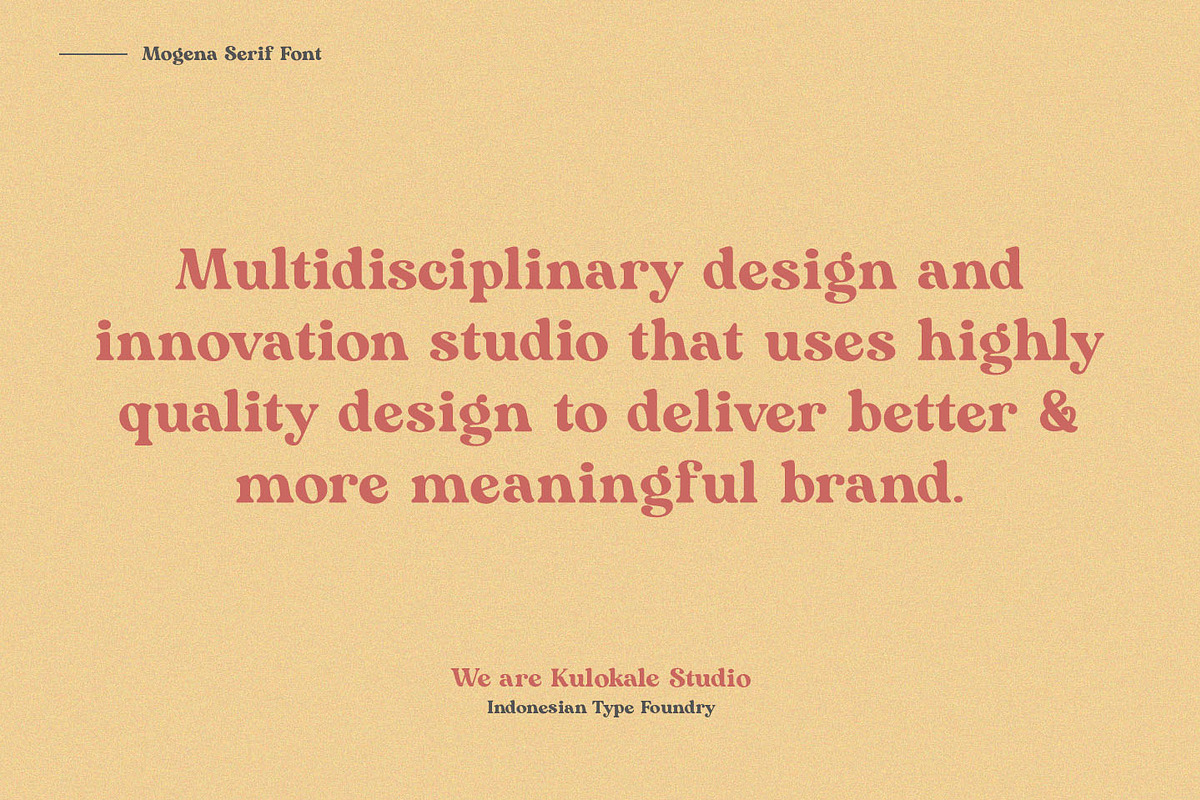 Mogena - Modern Serif Font preview 3