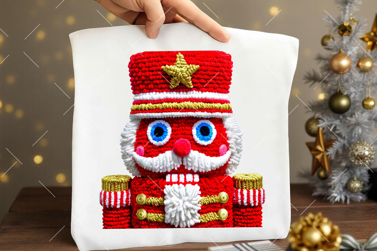Yarn Crochet Nutcracker Cipart, an Illustration by OK Design (Photo 6 of 6)