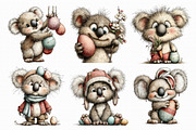 Whimsical Easter Koala Clipart, an Illustration by Libby Wishes (Thumbnail 7 of 7)