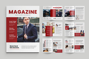 Magazine Layout, a Magazine Template by afsar.hossain
