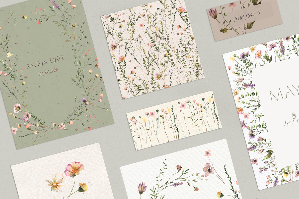 May - Floral Watercolor Collection, a Decorative Illustration by Les Frolova (Photo 2 of 12)