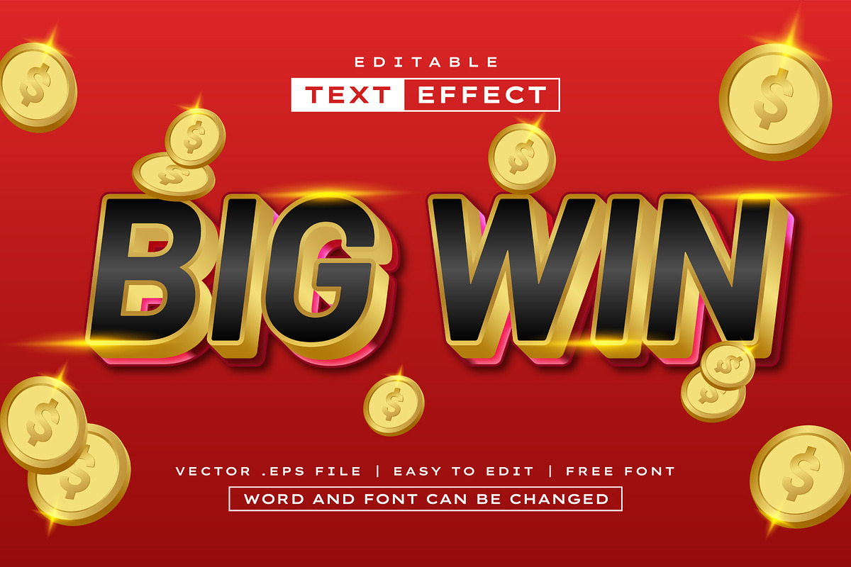 Jackpot 3D Text Effect | EPS, a Layer Style Add-On by padilah_a (Photo 2 of 2)