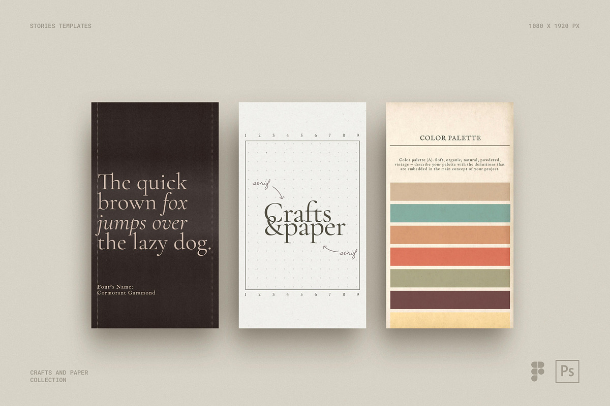 Crafts & Paper | Instagram Templates, a Social Media Template by Evgeniya Goktas (Photo 8 of 15)