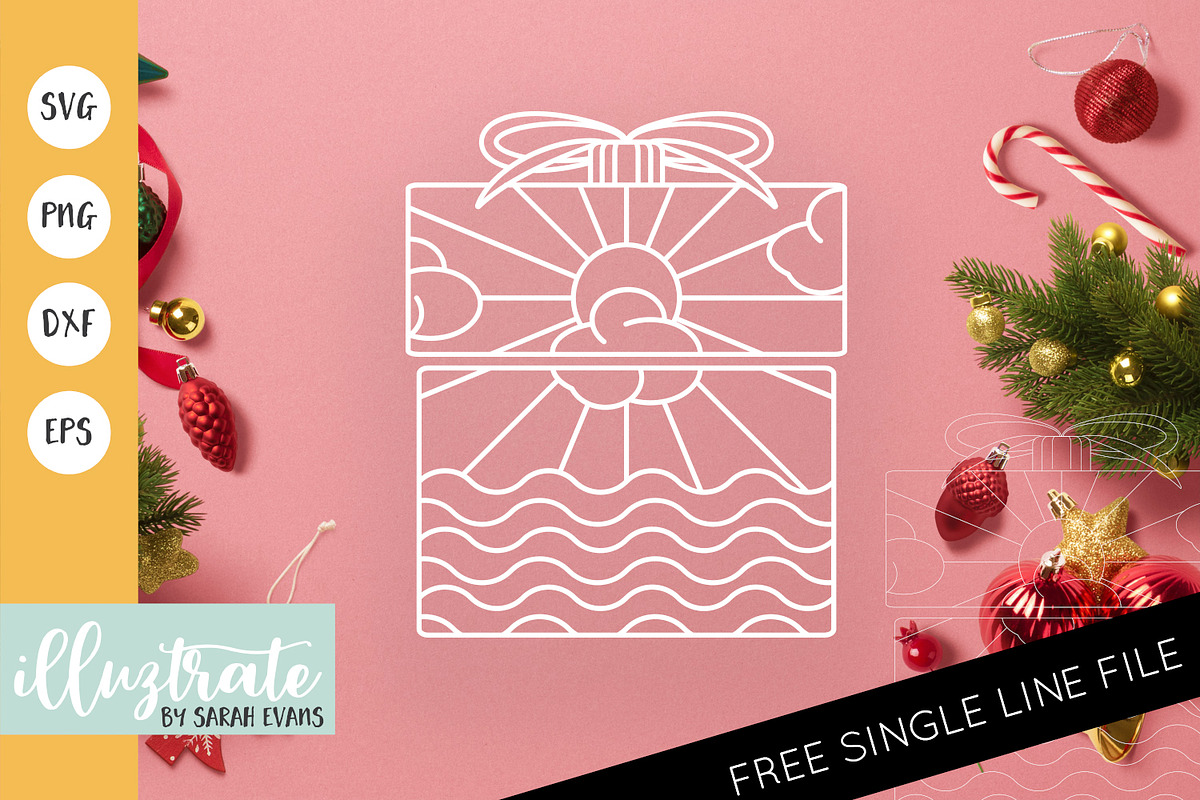 Christmas Mandala Bundle SVG Files, an Illustration by illuztrate (Photo 6 of 12)