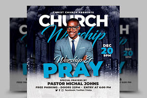 Church Flyer, a Flyer Template by AfzaalGraphics