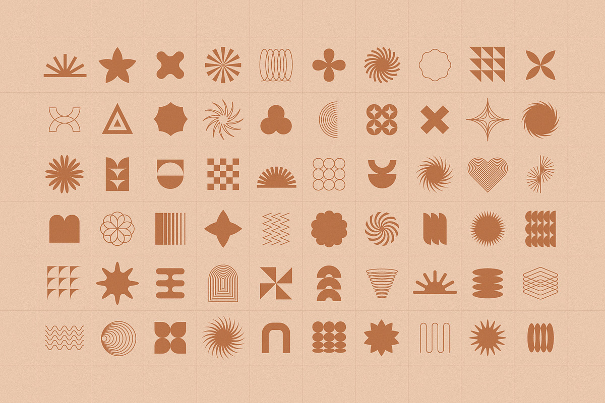 Abstract vector frames and elements, an Object Graphic by Valedi Art (Photo 6 of 16)