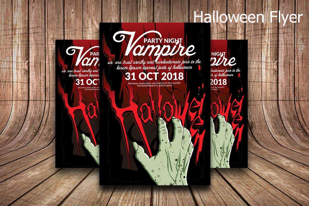 Halloween Flyer, a Flyer Template by The G! Design
