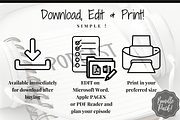Editable PODCAST Planner Bundle Pack, a Templates & Theme by Templatables (Thumbnail 9 of 9)