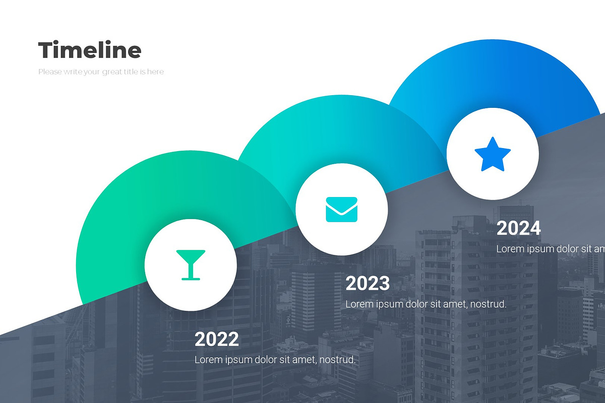 Timeline Infographics PowerPoint, a Presentation Template by Presentation Templates (Photo 2 of 16)