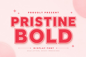 Pristine Bold, a Sans Serif Font by Limited.studio
