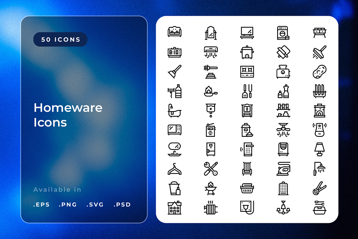 Homeware Icons, an Icon by Wencory