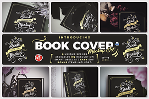 Book Cover Mockups vol. 1
