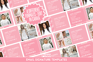 Canva Email Signature Bundle, an Email Template by SunshineStudioBoutique