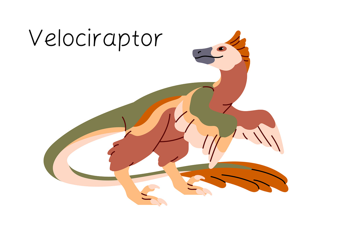 Dinosaurs, big ancient animals set, an Animal Illustration by PaperTrident (Photo 9 of 19)