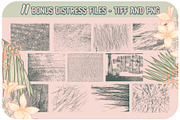 Vintage Tropical Floral Bundle, an Object Graphic by Phosphorus Design Co. (Thumbnail 4 of 8)