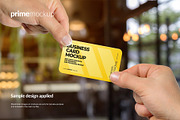 Rounded Corner Business Card Mockup, a Print Template by PrimeMockup (Thumbnail 8 of 12)