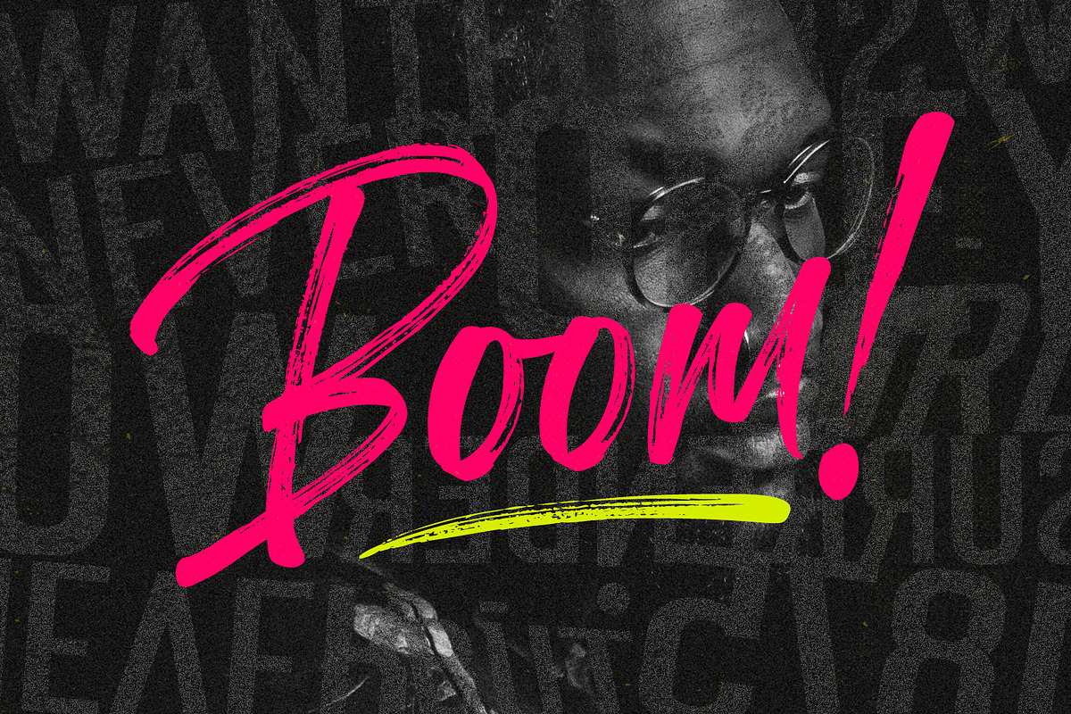Rogthem Brush Font preview 6
