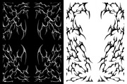 Chrome Tribal Borders and Shapes, an Object Graphic by BonkiStudio (Thumbnail 8 of 9)