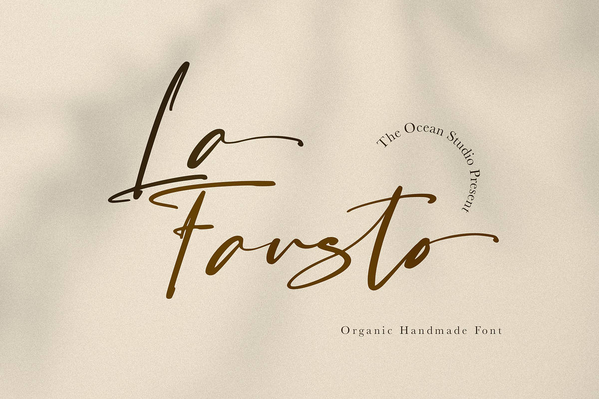 La Fausto | Handwritten Font, a Handwritten Font by Jolicia Type (Photo 1 of 10)