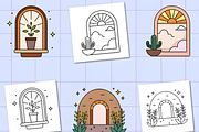Minimal Art Coloring Book Bold Easy, a Decorative Illustration by Design Station (Thumbnail 2 of 6)