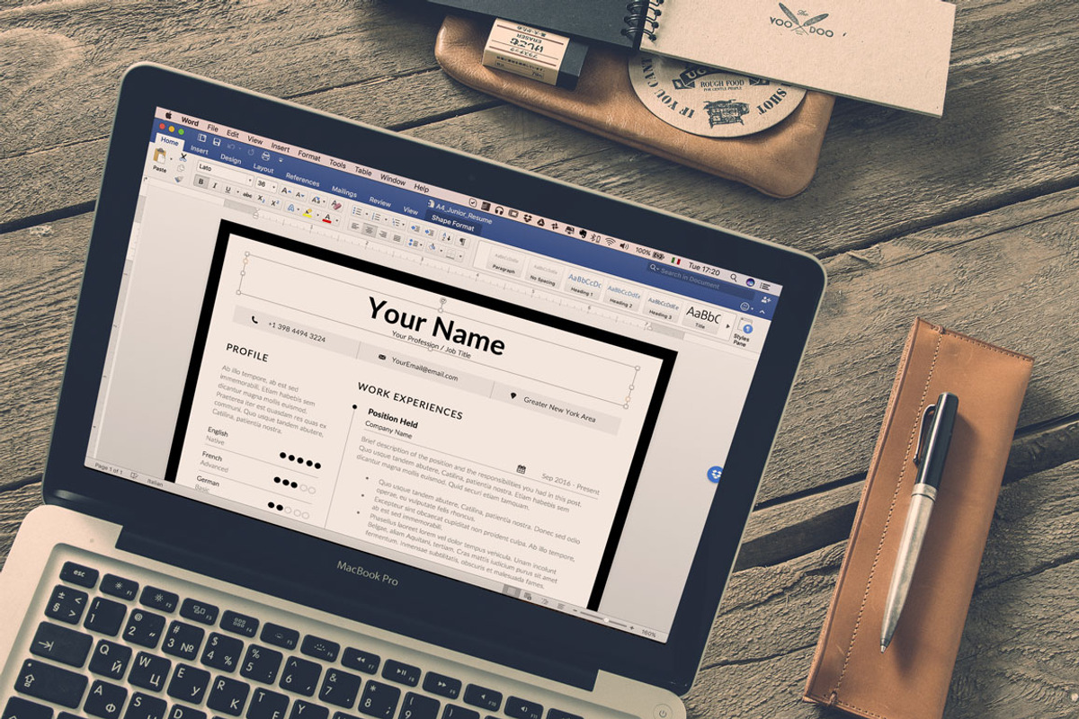 Junior Resume/Cv Template Volume 2, a Resume Template by TheResumeCreator (Photo 7 of 7)