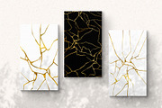 Kintsugi gold crack design, patterns, a Texture Illustration by Sopelkin (Thumbnail 7 of 7)