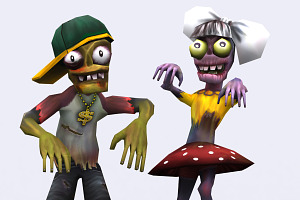 3DRT - Toonworld Zombie Family