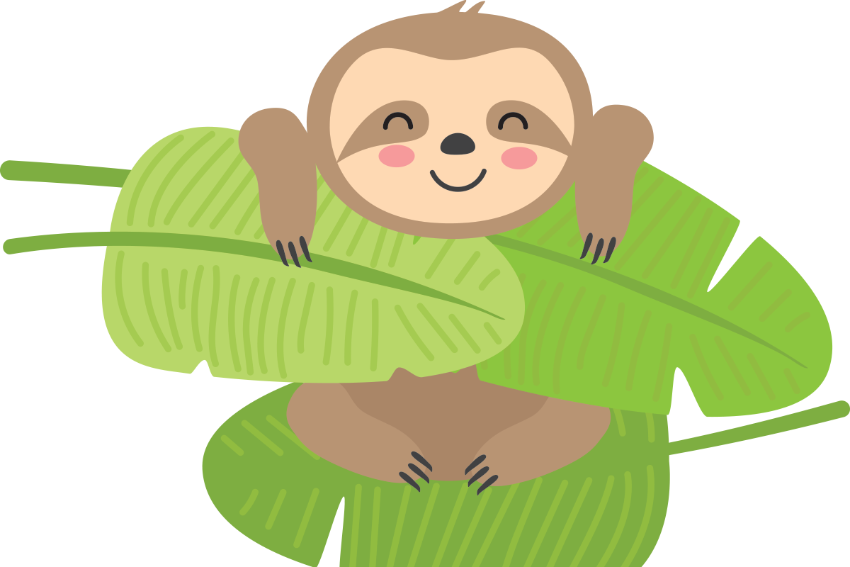 Cute Lazy Animals - Dog, Cat, Sloths, a Food Illustration by TinyCuteCo (Photo 3 of 3)