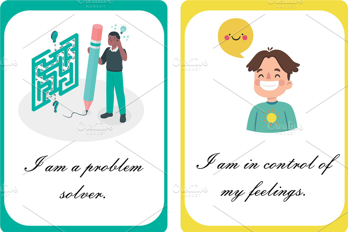 Positive Affirmation FlashCards 4 Kids preview 3