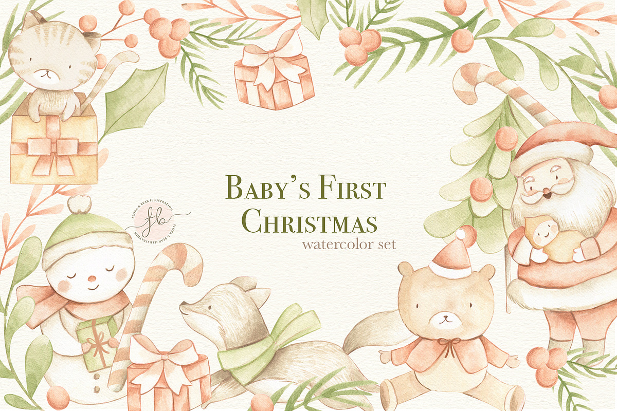 Watercolor Bundle, an Animal Illustration by Flora+Bear (Photo 9 of 32)