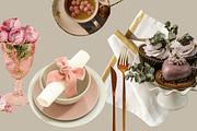 VINTAGE Tea Room Collage, an Object Graphic by Anzhelika (Thumbnail 7 of 11)