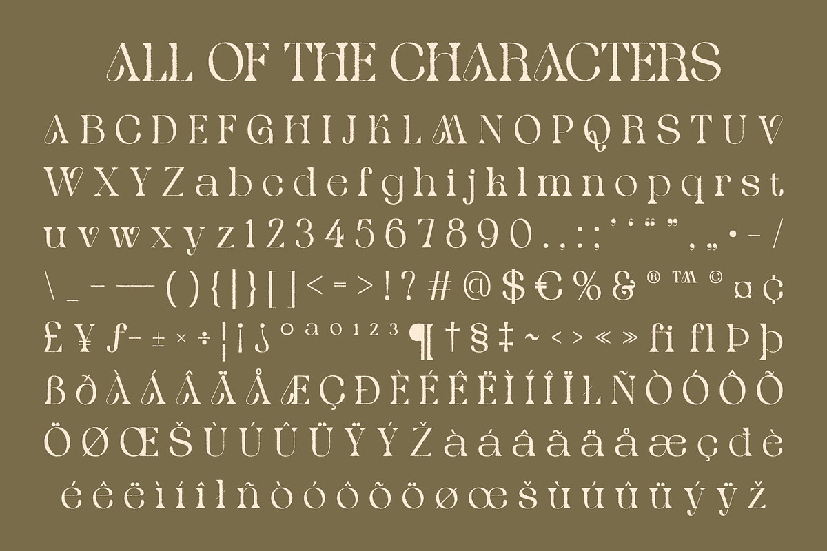 Qianzy Rough, a Serif Font by Craft Supply Co. (Photo 8 of 8)